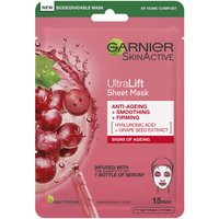 Garnier Ultralift Anti Ageing Radiance Boosting Face Sheet Mask 32g
Garnier Ultralift Anti Ageing Radiance Boosting Face Sheet Mask 32g