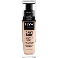 Тональная основа NYX Professional Makeup Can't Stop Won't Stop 24 Hour Foundation (различные оттенки) - Light Porcelain
Тональная основа NYX Professional Makeup Can't Stop Won't Stop 24 Hour Foundation (различные оттенки) - Light Porcelain