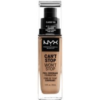 Тональная основа NYX Professional Makeup Can't Stop Won't Stop 24 Hour Foundation (различные оттенки) - Classic Tan
Тональная основа NYX Professional Makeup Can't Stop Won't Stop 24 Hour Foundation (различные оттенки) - Classic Tan