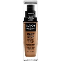 Тональная основа NYX Professional Makeup Can't Stop Won't Stop 24 Hour Foundation (различные оттенки) - Neutral Tan
Тональная основа NYX Professional Makeup Can't Stop Won't Stop 24 Hour Foundation (различные оттенки) - Neutral Tan