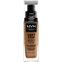 Тональная основа NYX Professional Makeup Can't Stop Won't Stop 24 Hour Foundation (различные оттенки) - Caramel
Тональная основа NYX Professional Makeup Can't Stop Won't Stop 24 Hour Foundation (различные оттенки) - Caramel