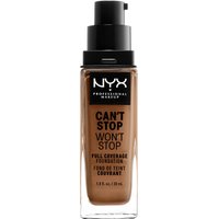 Тональная основа NYX Professional Makeup Can't Stop Won't Stop 24 Hour Foundation (различные оттенки) - Mahogany
Тональная основа NYX Professional Makeup Can't Stop Won't Stop 24 Hour Foundation (различные оттенки) - Mahogany