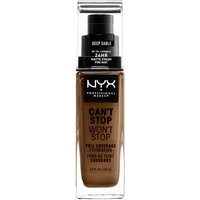 Тональная основа NYX Professional Makeup Can't Stop Won't Stop 24 Hour Foundation (различные оттенки) - Deep Sable
Тональная основа NYX Professional Makeup Can't Stop Won't Stop 24 Hour Foundation (различные оттенки) - Deep Sable