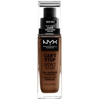Тональная основа NYX Professional Makeup Can't Stop Won't Stop 24 Hour Foundation (различные оттенки) - Deep Rich
Тональная основа NYX Professional Makeup Can't Stop Won't Stop 24 Hour Foundation (различные оттенки) - Deep Rich