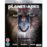 Planet Of The Apes Trilogy Boxset - 4K Ultra HD
Planet Of The Apes Trilogy Boxset - 4K Ultra HD
