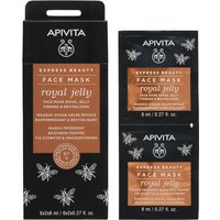 Подтягивающая маска для лица с маточным молочком APIVITA Express Firming Face Mask — Royal Jelly 2x8 мл
Подтягивающая маска для лица с маточным молочком APIVITA Express Firming Face Mask — Royal Jelly 2x8 мл