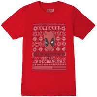 Marvel Deadpool Men's Christmas T-Shirt - Red - XS
Marvel Deadpool Men's Christmas T-Shirt - Red - XS