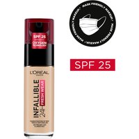 L'Oréal Paris Infallible 24hr Freshwear Liquid Foundation (Various Shades) - 135 Vanilla Beige
L'Oréal Paris Infallible 24hr Freshwear Liquid Foundation (Various Shades) - 135 Vanilla Beige