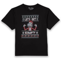 Rick and Morty Lets Get Schwifty Men's Christmas T-Shirt - Black - XS
Rick and Morty Lets Get Schwifty Men's Christmas T-Shirt - Black - XS