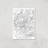 City Art Black and White Outlined Newcastle Map Art Print - A4 - Print Only, Multi
City Art Black and White Outlined Newcastle Map Art Print - A4 - Print Only, Multi