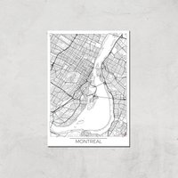 City Art Black and White Outlined Montreal Map Art Print - A4 - Print Only, Multi
City Art Black and White Outlined Montreal Map Art Print - A4 - Print Only, Multi