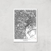 City Art Black and White Outlined Tokyo Map Art Print - A3 - Print Only, Multi
City Art Black and White Outlined Tokyo Map Art Print - A3 - Print Only, Multi