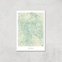 City Art Coloured Rome Map Art Print - A3 - Print Only, Multi
City Art Coloured Rome Map Art Print - A3 - Print Only, Multi