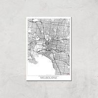 City Art Black and White Outlined Melbourne Map Art Print - A4 - Print Only, Multi
City Art Black and White Outlined Melbourne Map Art Print - A4 - Print Only, Multi