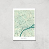 City Art Coloured Detroit Map Art Print - A3 - Print Only, Multi
City Art Coloured Detroit Map Art Print - A3 - Print Only, Multi