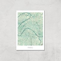 City Art Coloured Paris Map Art Print - A4 - Print Only, Multi
City Art Coloured Paris Map Art Print - A4 - Print Only, Multi