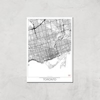 City Art Black and White Outlined Toronto Map Art Print - A4 - Print Only, Multi
City Art Black and White Outlined Toronto Map Art Print - A4 - Print Only, Multi