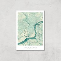 City Art Coloured Philadelphia Map Art Print - A4 - Print Only, Multi
City Art Coloured Philadelphia Map Art Print - A4 - Print Only, Multi