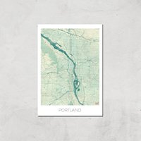 City Art Coloured Portland Map Art Print - A3 - Print Only, Multi
City Art Coloured Portland Map Art Print - A3 - Print Only, Multi
