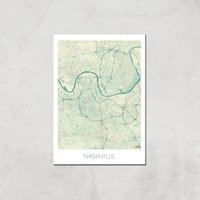 City Art Coloured Nashville Map Art Print - A4 - Print Only, Multi
City Art Coloured Nashville Map Art Print - A4 - Print Only, Multi