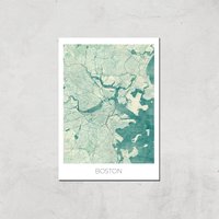 City Art Coloured Boston Map Art Print - A4 - Print Only, Multi
City Art Coloured Boston Map Art Print - A4 - Print Only, Multi