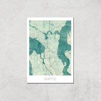 City Art Coloured Seattle Map Art Print - A4 - Print Only, Multi
City Art Coloured Seattle Map Art Print - A4 - Print Only, Multi