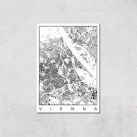 City Art Black and White Vienna Map Art Print - A4 - Print Only, Multi
City Art Black and White Vienna Map Art Print - A4 - Print Only, Multi