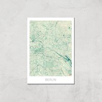 City Art Coloured Berlin Map Art Print - A4 - Print Only, Multi
City Art Coloured Berlin Map Art Print - A4 - Print Only, Multi