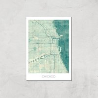 City Art Coloured Chicago Map Art Print - A3 - Print Only, Multi
City Art Coloured Chicago Map Art Print - A3 - Print Only, Multi