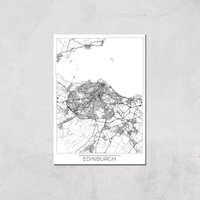 City Art Black and White Outlined Edinburgh Map Art Print - A4 - Print Only, Multi
City Art Black and White Outlined Edinburgh Map Art Print - A4 - Print Only, Multi