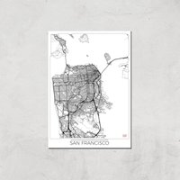 City Art Black and White Outlined San Francisco Map Art Print - A3 - Print Only, Multi
City Art Black and White Outlined San Francisco Map Art Print - A3 - Print Only, Multi
