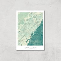 City Art Coloured Barcelona Map Art Print - A4 - Print Only, Multi
City Art Coloured Barcelona Map Art Print - A4 - Print Only, Multi