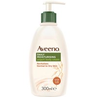 Aveeno Daily Moisturising Yogurt Body Cream Vanilla & Oat Scent 300ml
Aveeno Daily Moisturising Yogurt Body Cream Vanilla & Oat Scent 300ml
