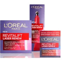 L'Oréal Paris Revitalift Laser Renew Anti-Ageing Skincare Moisturiser Set
L'Oréal Paris Revitalift Laser Renew Anti-Ageing Skincare Moisturiser Set