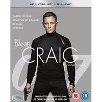 James Bond - The Daniel Craig Collection - 4K Ultra HD (Includes Blu-ray)
James Bond - The Daniel Craig Collection - 4K Ultra HD (Includes Blu-ray)
