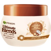 Garnier Ultimate Blends Coconut Milk Dry Hair Treatment Mask 300ml
Garnier Ultimate Blends Coconut Milk Dry Hair Treatment Mask 300ml