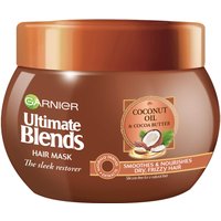 Garnier Ultimate Blends Coconut Oil Frizzy Hair Treatment Mask 300ml
Garnier Ultimate Blends Coconut Oil Frizzy Hair Treatment Mask 300ml