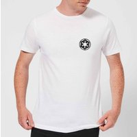 The Mandalorian Galactic Empire Insignia Breast Print Men's T-Shirt - White - XS
The Mandalorian Galactic Empire Insignia Breast Print Men's T-Shirt - White - XS