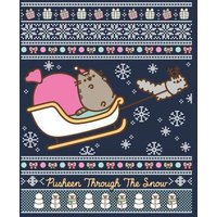 Pusheen Through The Snow Men's Christmas T-Shirt - Navy - XS, Blue
Pusheen Through The Snow Men's Christmas T-Shirt - Navy - XS, Blue