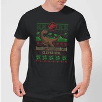 Jurassic Park Clever Girl Men's Christmas T-Shirt - Black - XS
Jurassic Park Clever Girl Men's Christmas T-Shirt - Black - XS