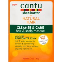 Cantu Nat Bentonite Clay Clarify and Renew Masque 42g
Cantu Nat Bentonite Clay Clarify and Renew Masque 42g