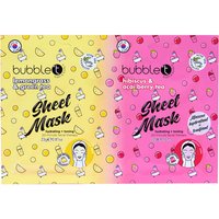 Bubble T Face Mask Duo Hibiscus, Acai, Lemongrass and Green Tea
Bubble T Face Mask Duo Hibiscus, Acai, Lemongrass and Green Tea