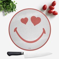 Love Heart Smiley Round Chopping Board
Love Heart Smiley Round Chopping Board