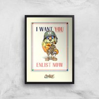 Conker I Want You Giclee Art Print - A3 - Print Only, Multi
Conker I Want You Giclee Art Print - A3 - Print Only, Multi