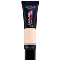 L'Oréal Paris Infallible 24hr Matte Cover Foundation 35ml (Various Shades) - 90 Rose Porcelain
L'Oréal Paris Infallible 24hr Matte Cover Foundation 35ml (Various Shades) - 90 Rose Porcelain