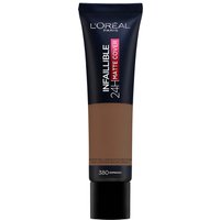 L'Oréal Paris Infallible 24hr Matte Cover Foundation 35ml (Various Shades) - 380 Espresso
L'Oréal Paris Infallible 24hr Matte Cover Foundation 35ml (Various Shades) - 380 Espresso