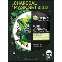 Garnier Charcoal and Algae Purifying and Hydrating Face Sheet Mask for Enlarged Pores (5 Pack)
Garnier Charcoal and Algae Purifying and Hydrating Face Sheet Mask for Enlarged Pores (5 Pack)