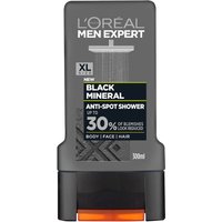 L'Oréal Paris Men Expert Black Mineral Anti-Spot Shower Gel 300ml
L'Oréal Paris Men Expert Black Mineral Anti-Spot Shower Gel 300ml