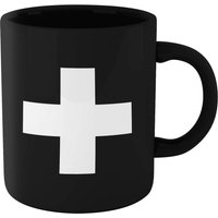 The Motivated Type Swiss Cross Mug - Black 
The Motivated Type Swiss Cross Mug - Black