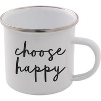 The Motivated Type Choose Happy Enamel Mug
The Motivated Type Choose Happy Enamel Mug